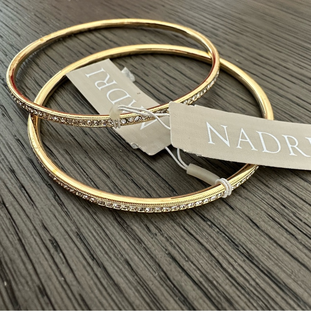 COPY - Nadri Gold Bangle Bracelets